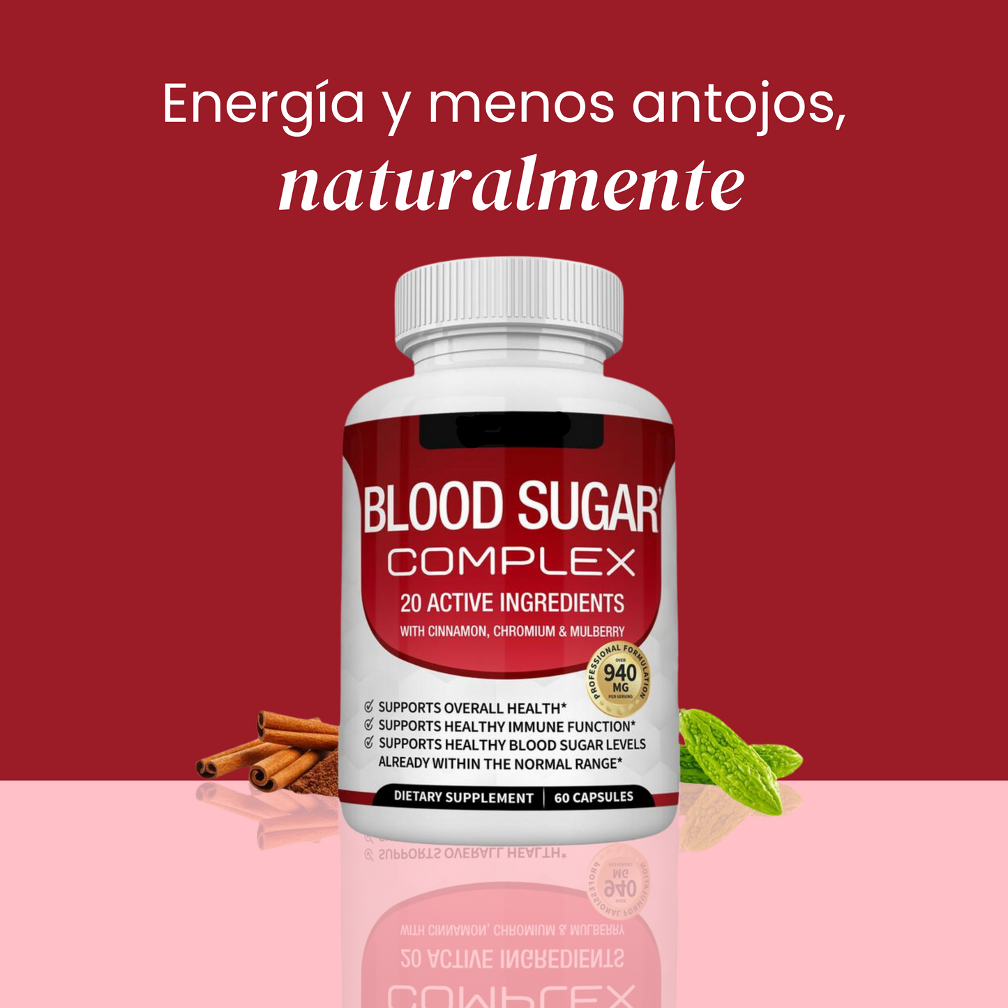 Controla tu azúcar de forma natural con Blood Sugar Complex Green Essence