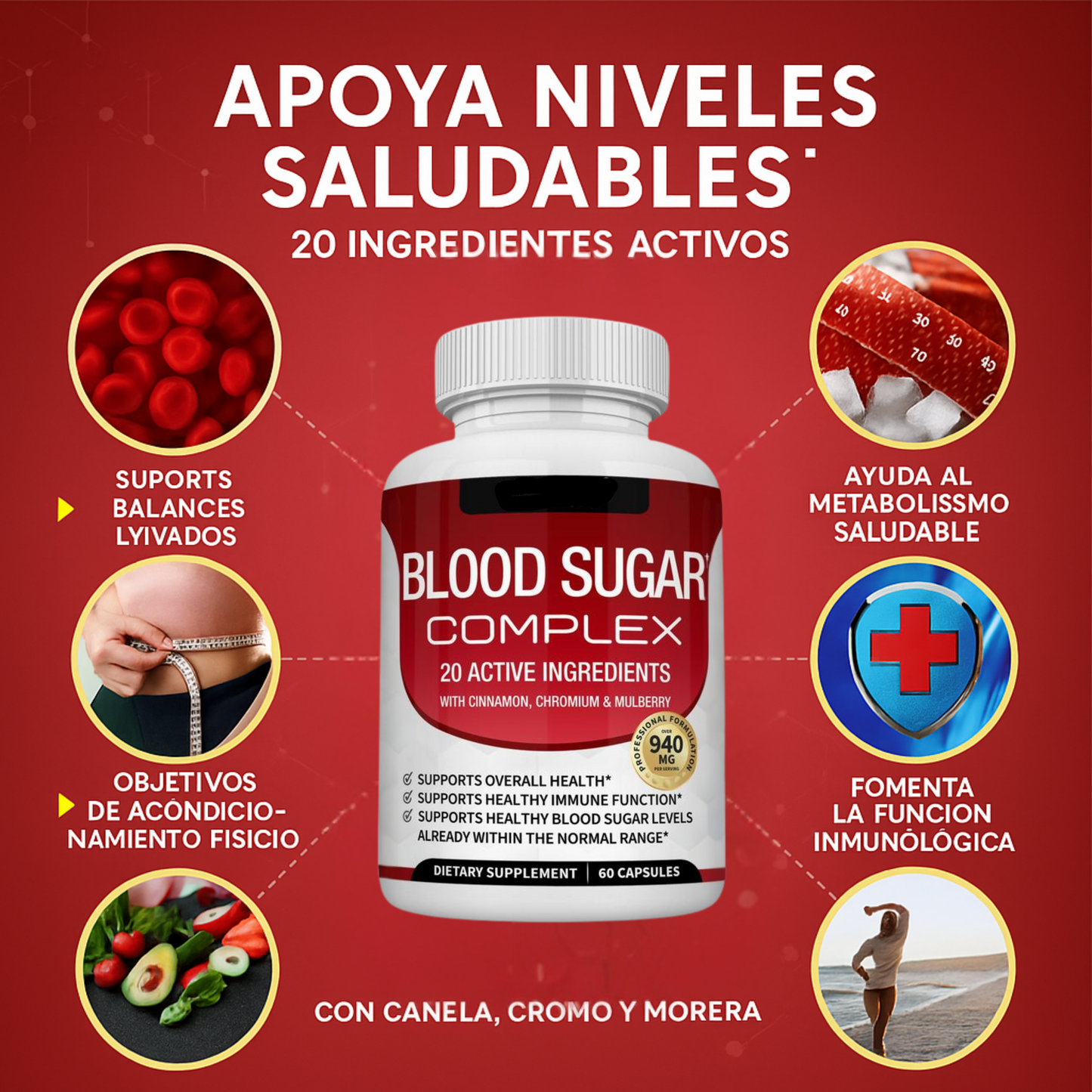 Controla tu azúcar de forma natural con Blood Sugar Complex Green Essence