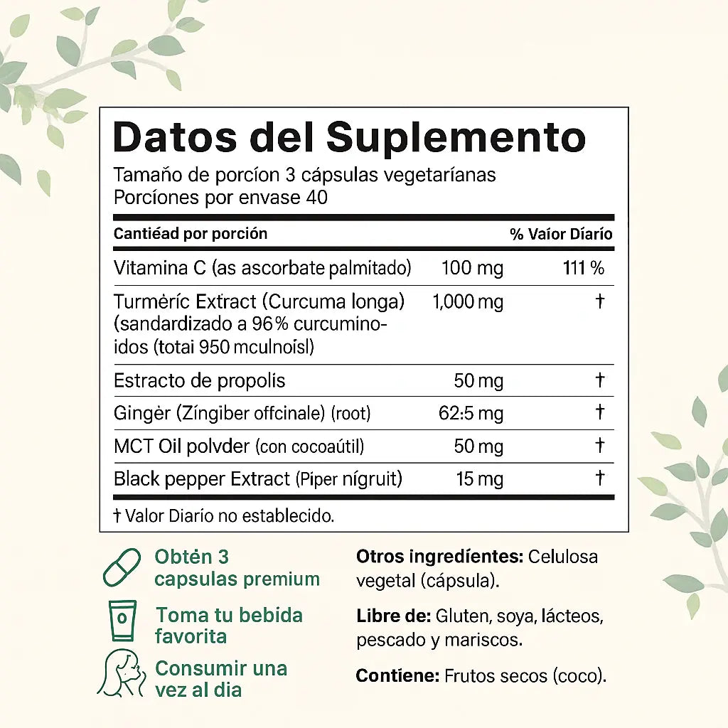 Green Essence Curcumina BioActiva95 Green Essence