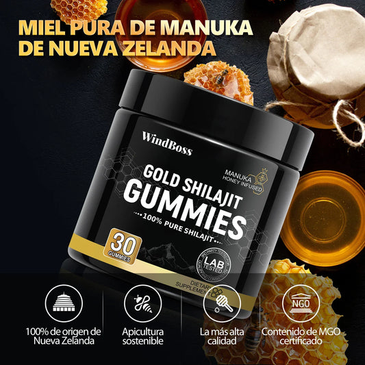 Gold Shilajit™ Gomitas de Shilajit Puro
