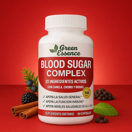 Controla tu azúcar de forma natural con Blood Sugar Complex Green Essence