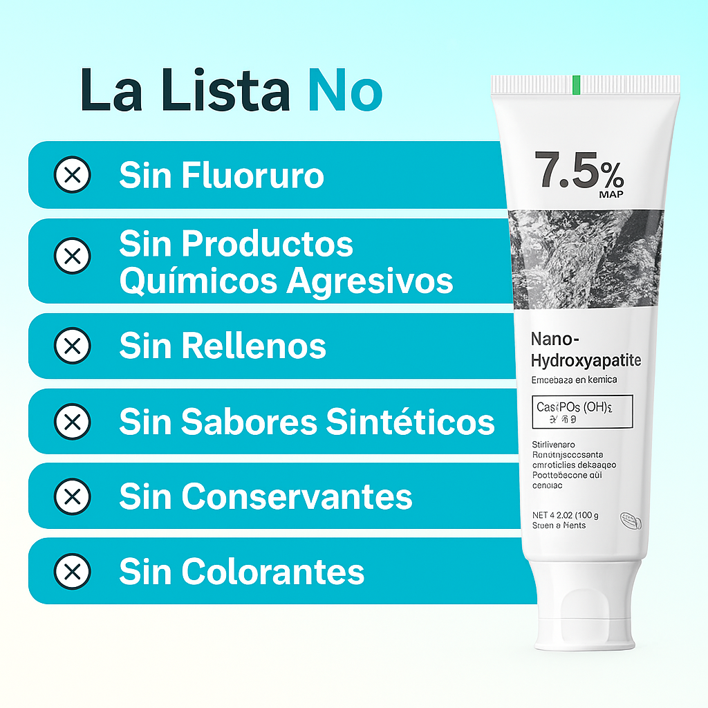 Green Essence™ Pasta Dental de Nano-Hidroxiapatita sin flúor Green Essence