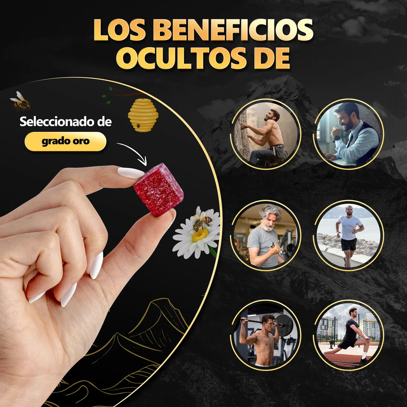 Gold Shilajit™ Gomitas de Shilajit Puro