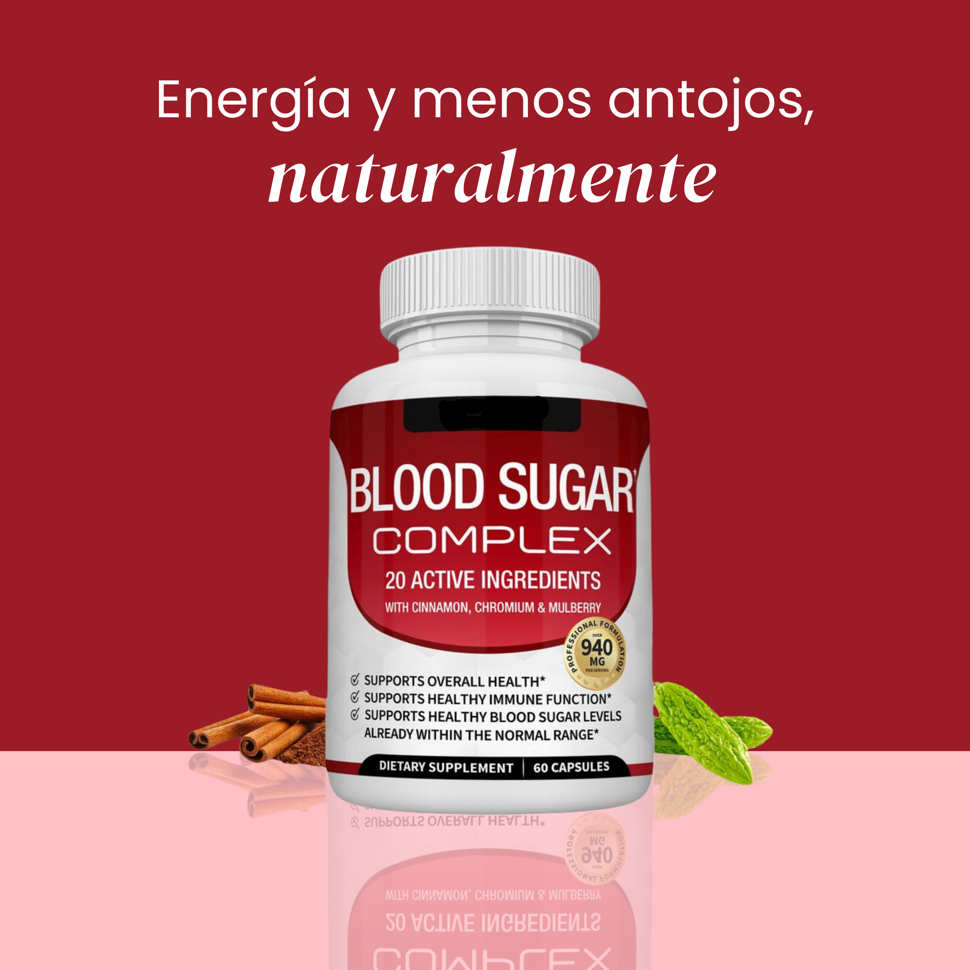 Controla tu azúcar de forma natural con Blood Sugar Complex Green Essence