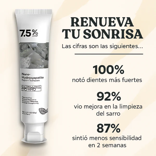 Green Essence™ Pasta Dental de Nano-Hidroxiapatita sin flúor Green Essence